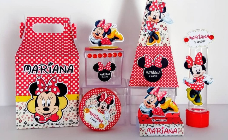 lembrancinha minnie 1 ano