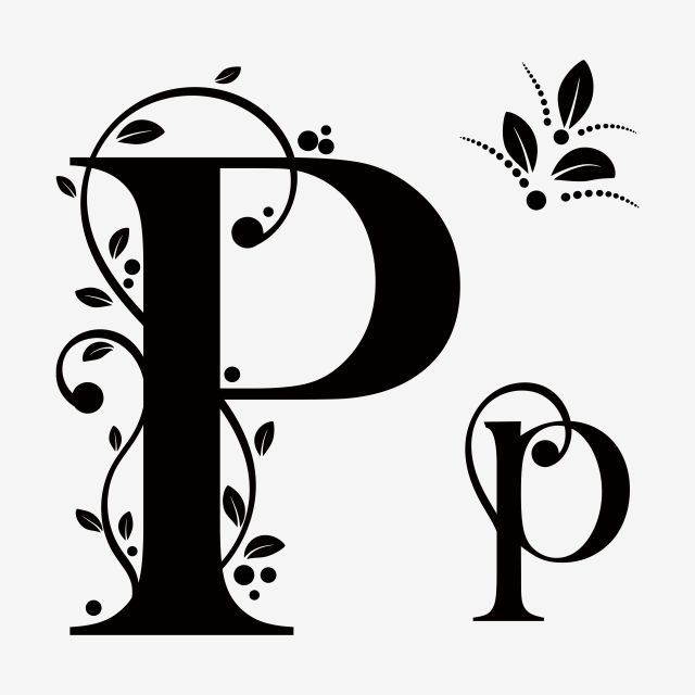 monograma P personalizado