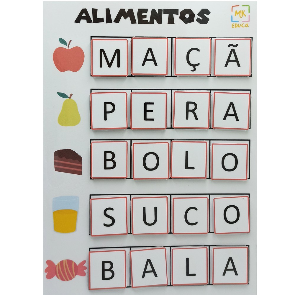 material didático para alfabetização