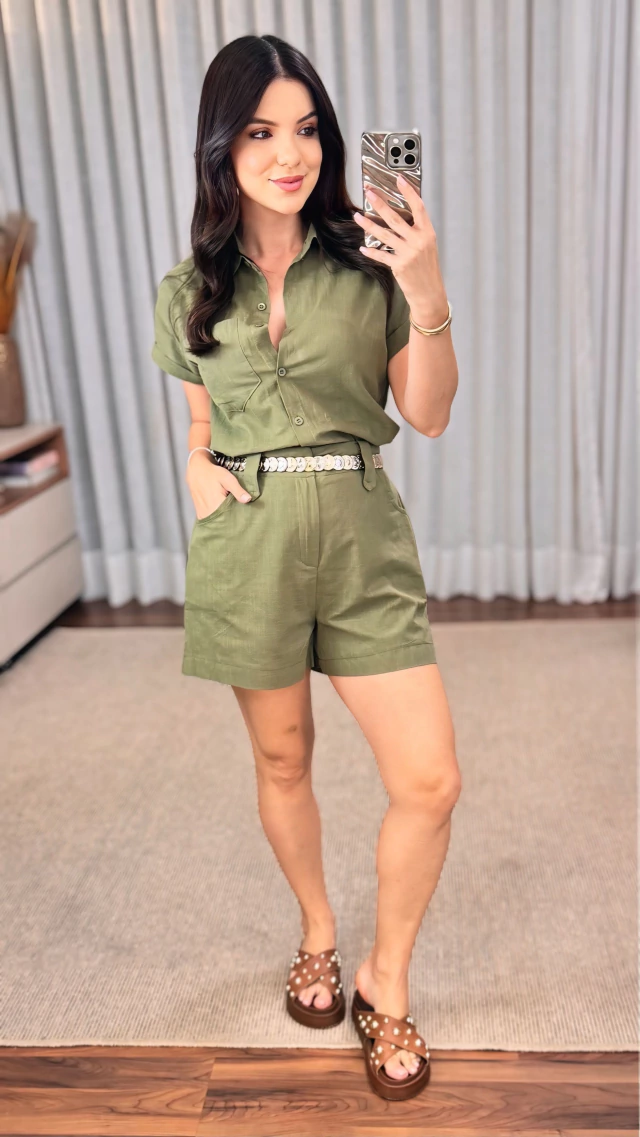 blusa casual manga