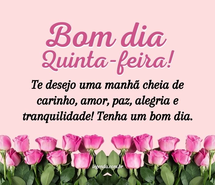 mensagem de quinta-feira para amigos