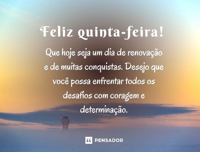 status de bom dia quinta-feira