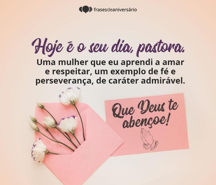 desejos de aniversário para pastora
