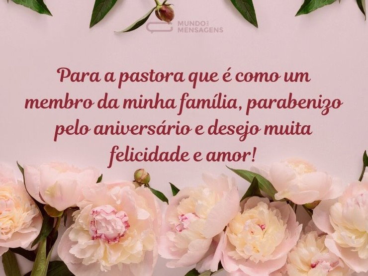 mensagens curtas para pastora no aniversário