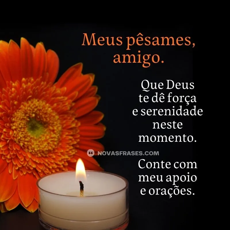 apoio a amigo em luto