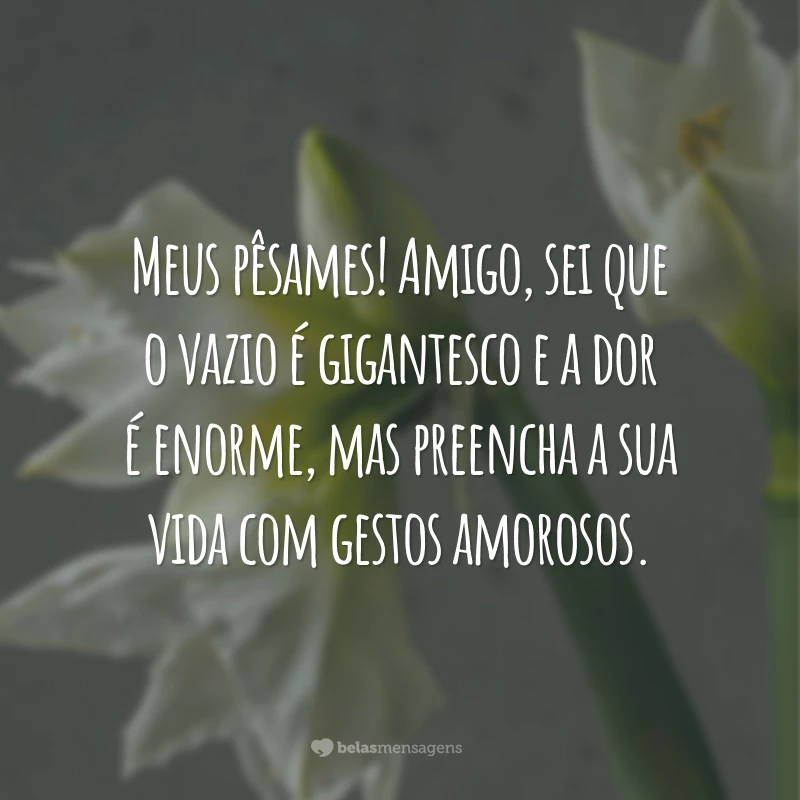 expressar sentimentos de luto