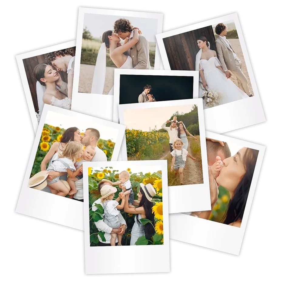 template polaroid grátis para baixar