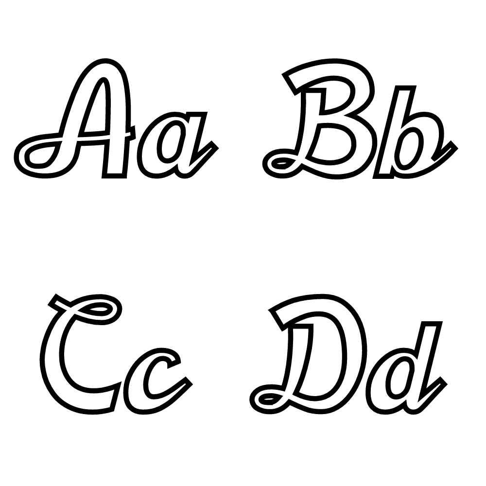 moldes de letras decorativas