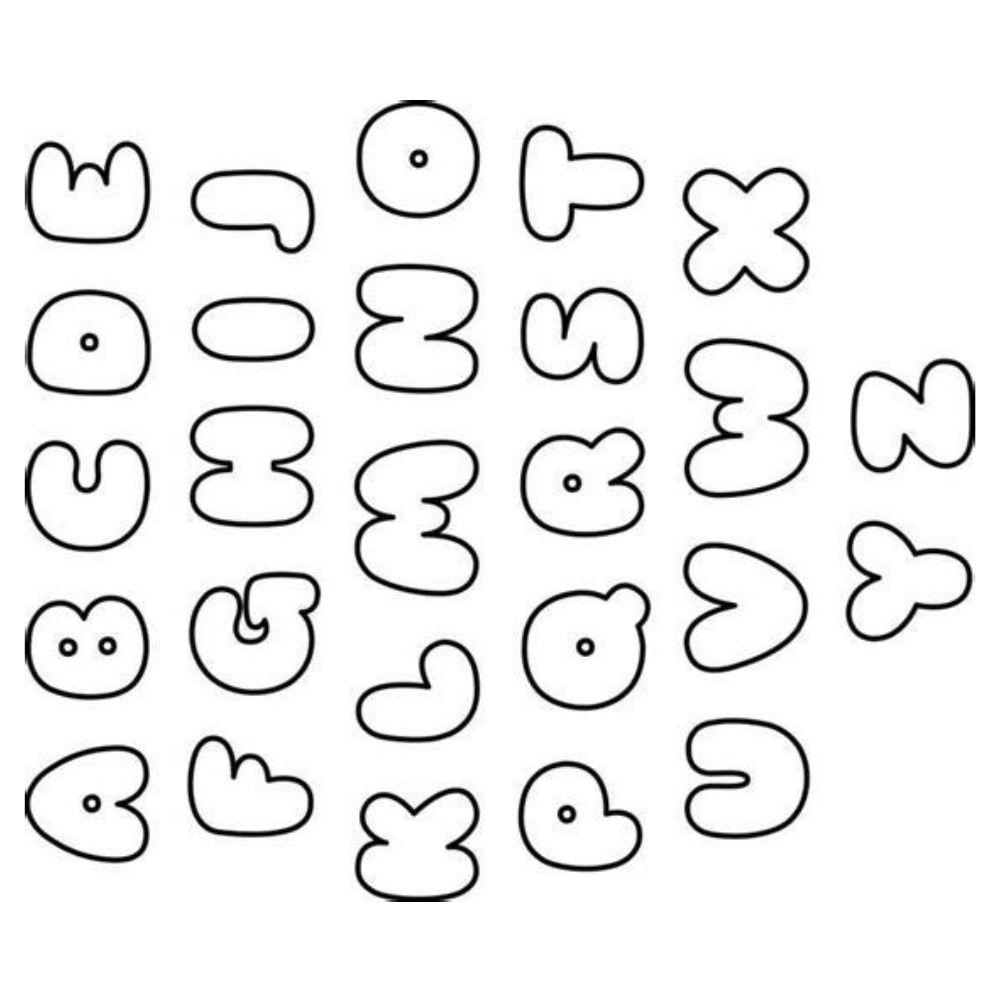 como fazer letras em EVA