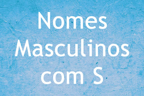nomes bíblicos com s