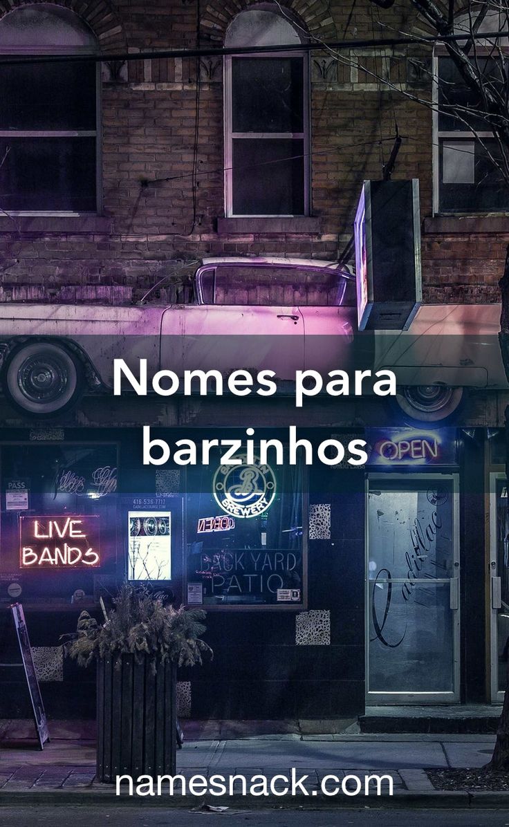 nomes de bares temáticos