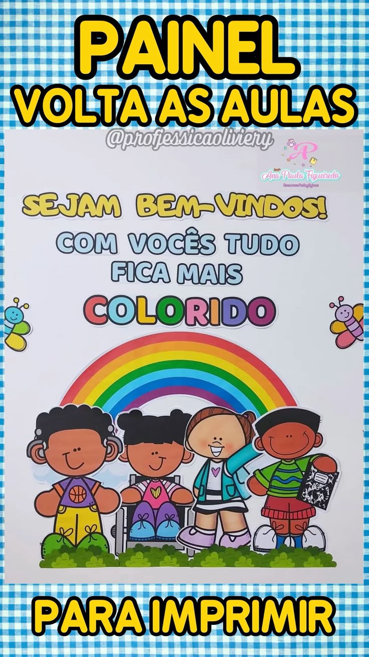 moldura volta às aulas para imprimir