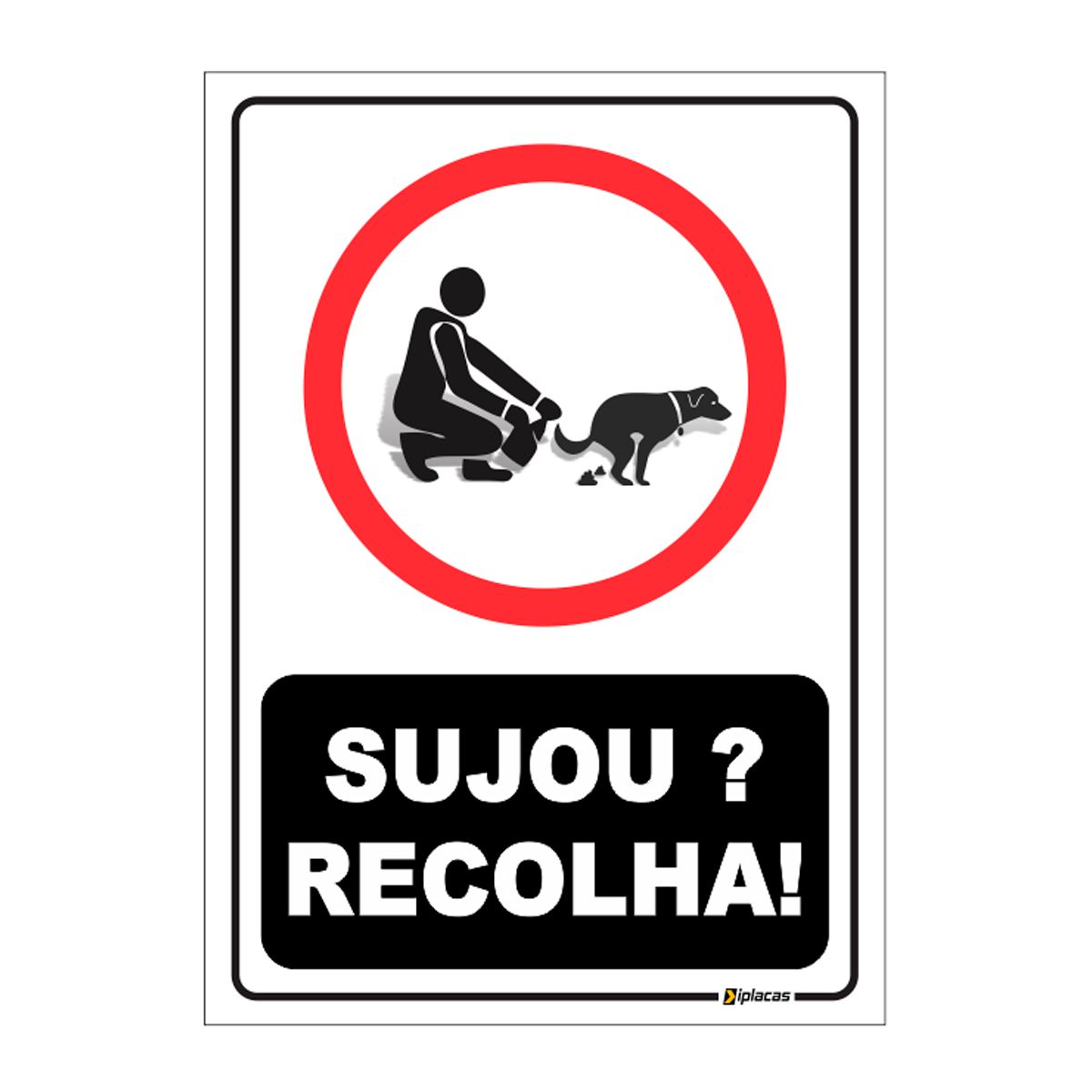 placa de identificação para cachorro