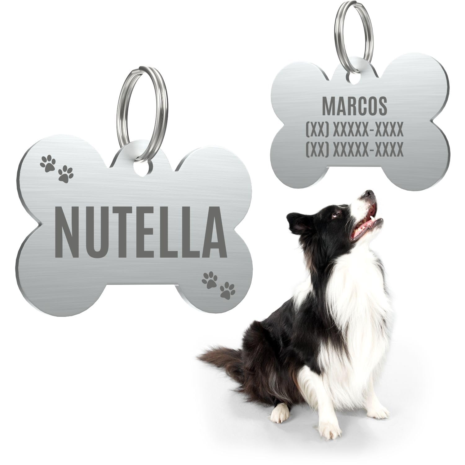 placa pet com QR code