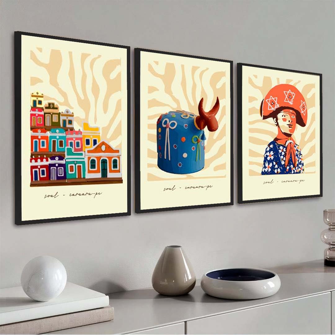 quadros boho artesanais