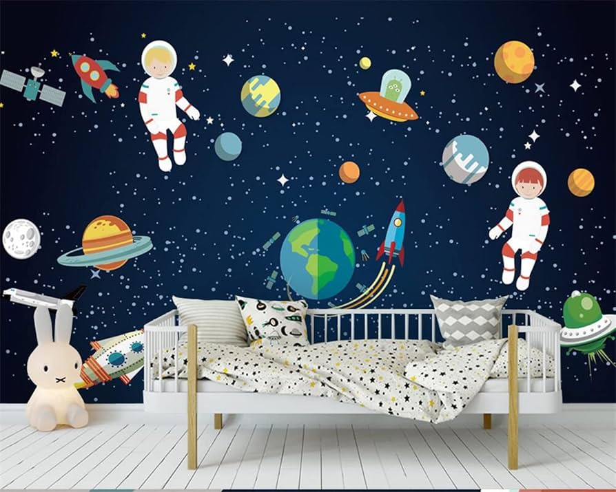 ideias quarto infantil astronauta