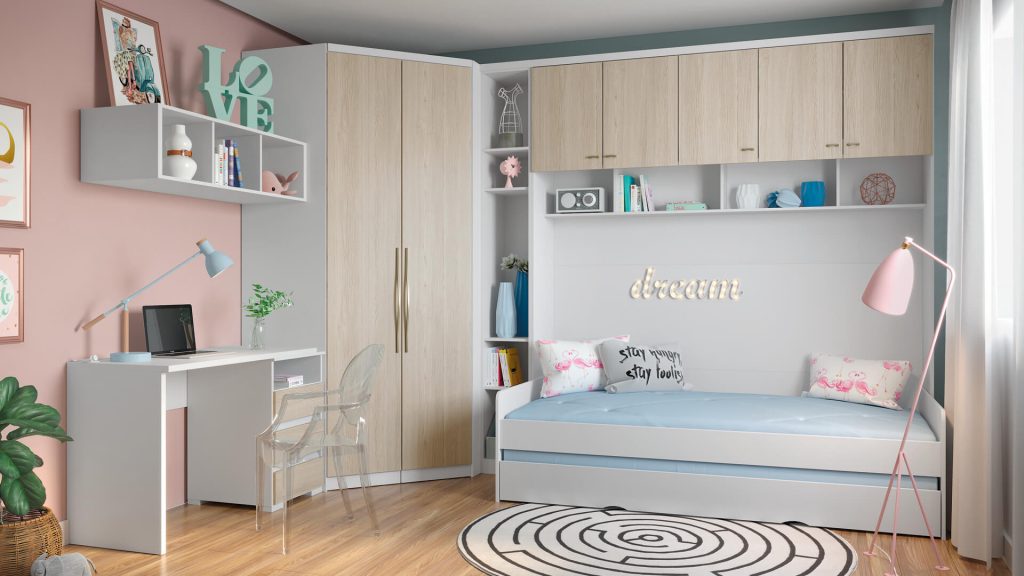 quarto modulado de canto solteiro