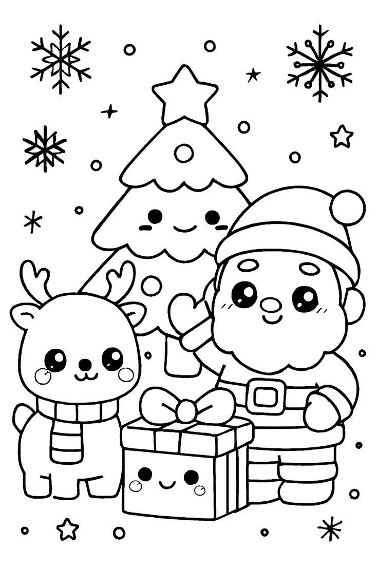rudolph para colorir