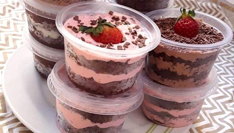 bolo de pote para vender