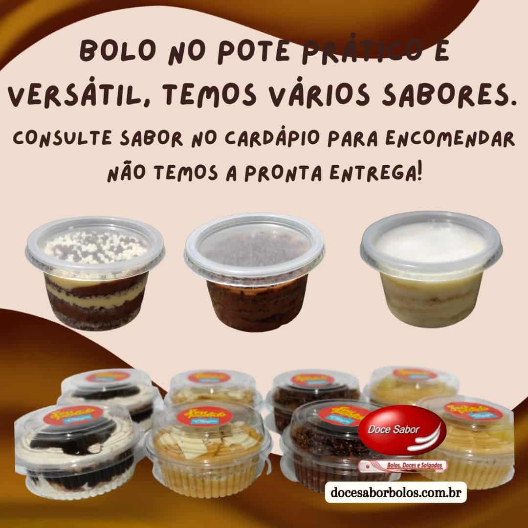 como fazer bolo de pote