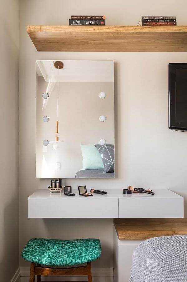 penteadeira para quarto pequeno