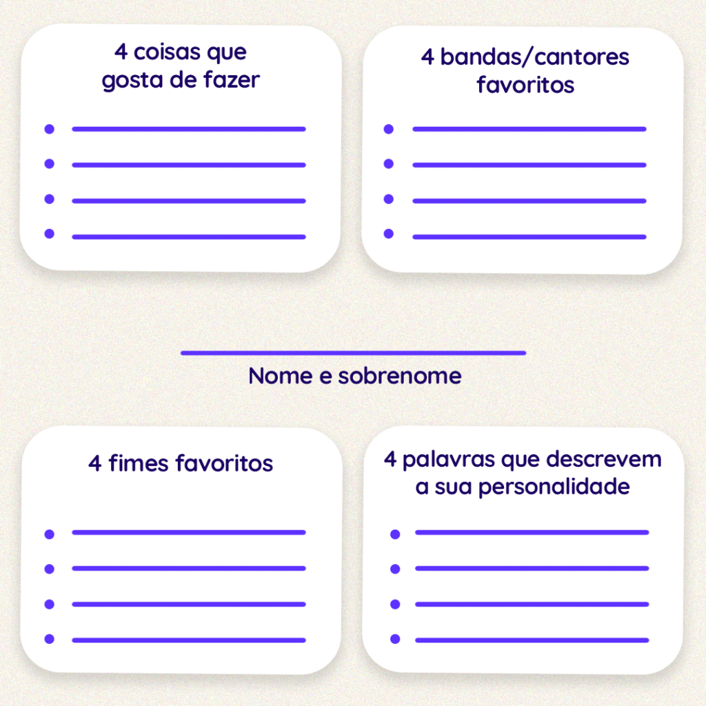 atividades de integração para alunos