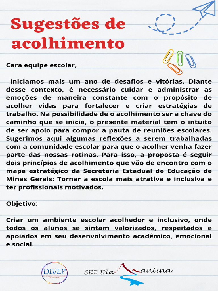 como receber alunos novos
