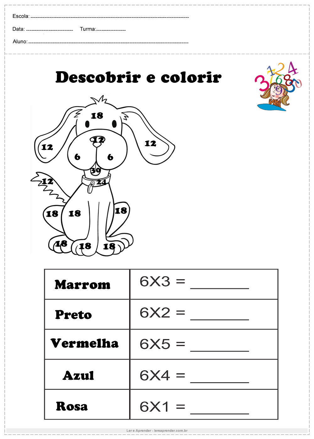 como memorizar tabuada de forma divertida