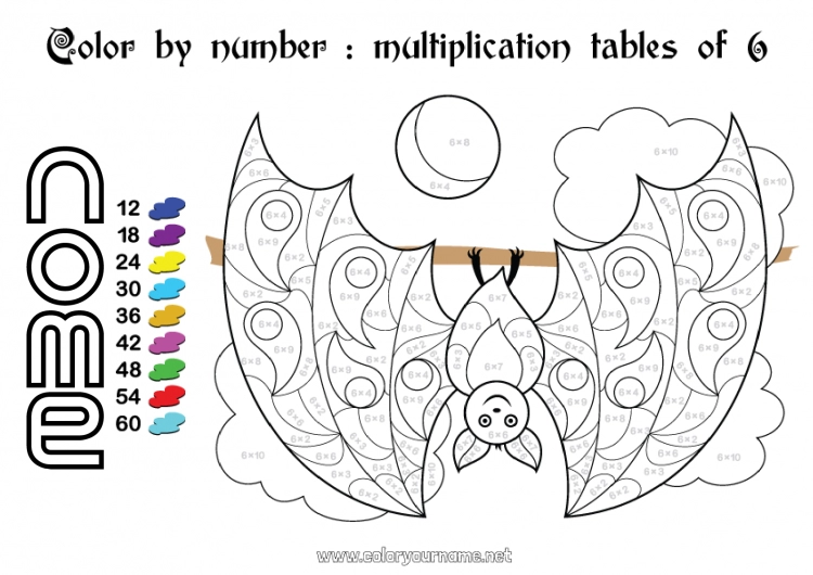 desenhos para colorir matemática