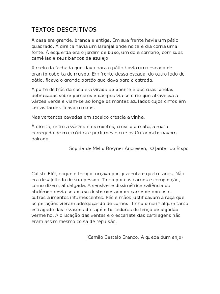 modelos de texto para trabalho