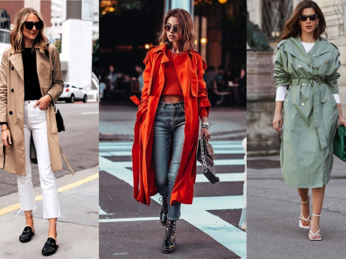 trench coat para noite