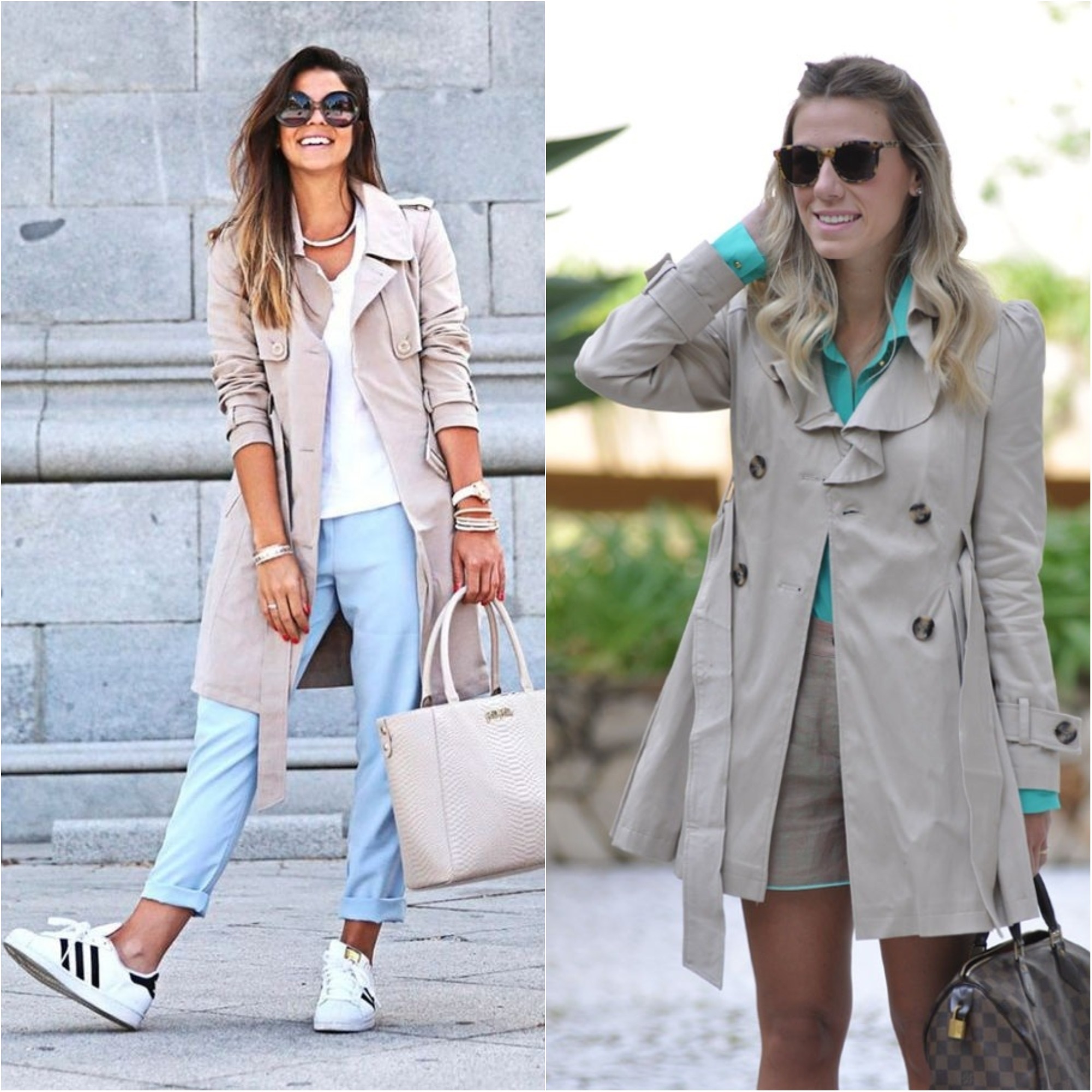 trench coat como vestido