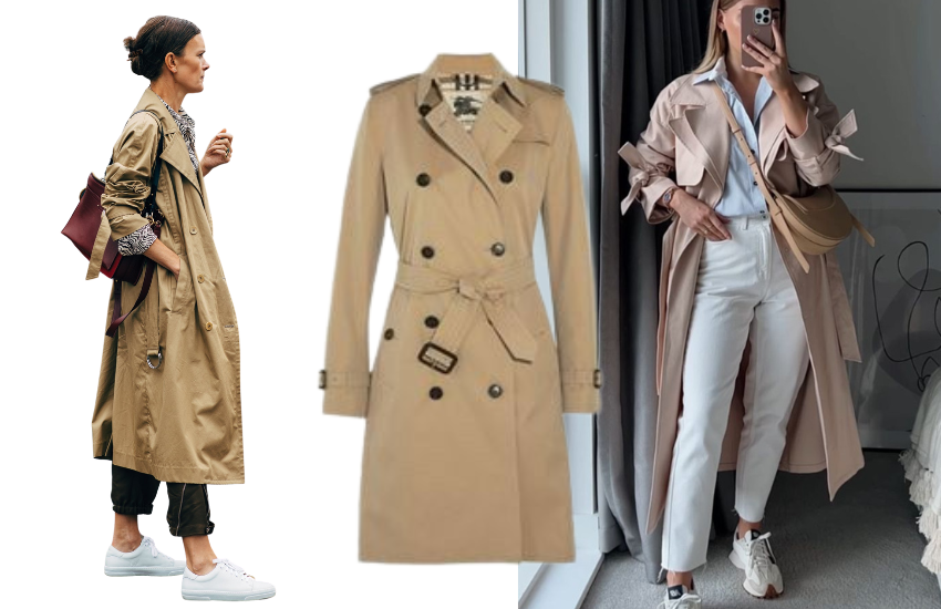 trench coat impermeável