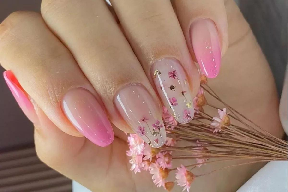 unhas de gel francesinha reversa