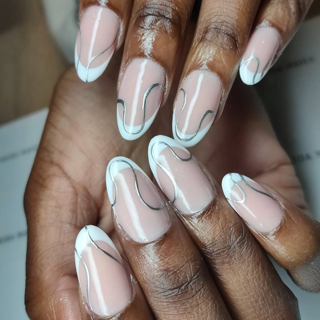 unhas de gel encapsuladas