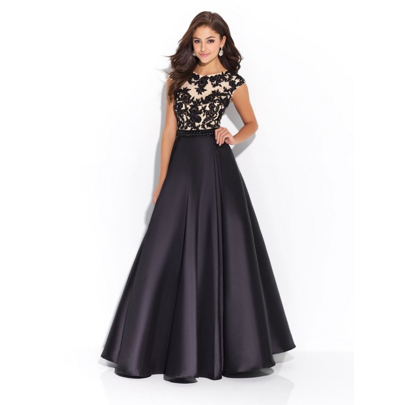 vestido preto longo sofisticado