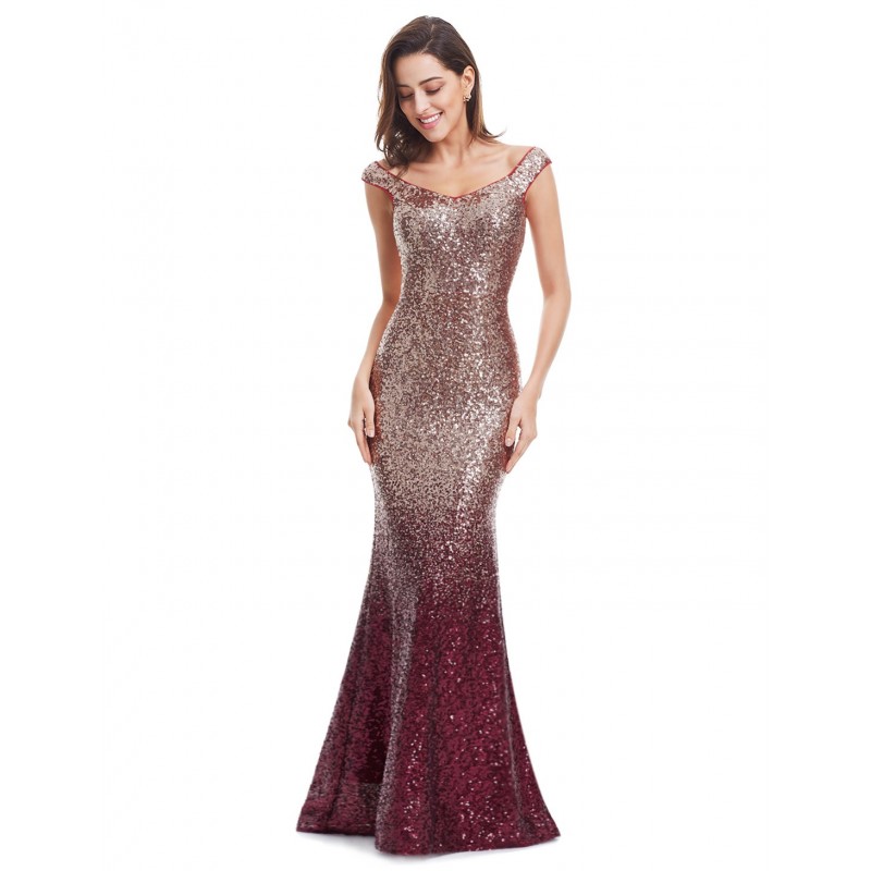 vestido longo com glitter