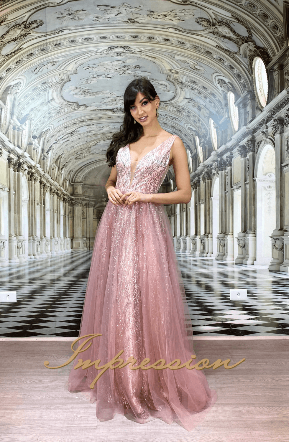 vestido longo para formatura brilho