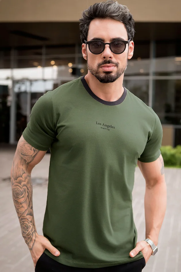 vestido verde oliva