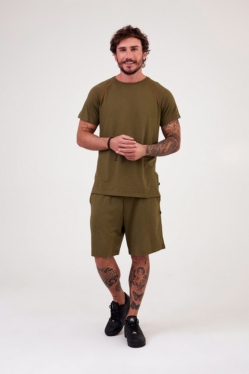 vestido verde musgo longo