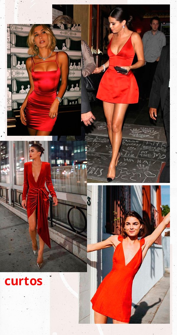 vestido vermelho curto tubinho
