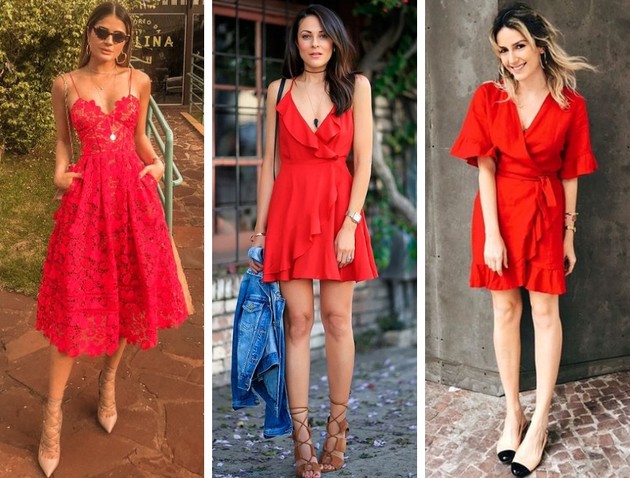 vestido vermelho curto tomara que caia