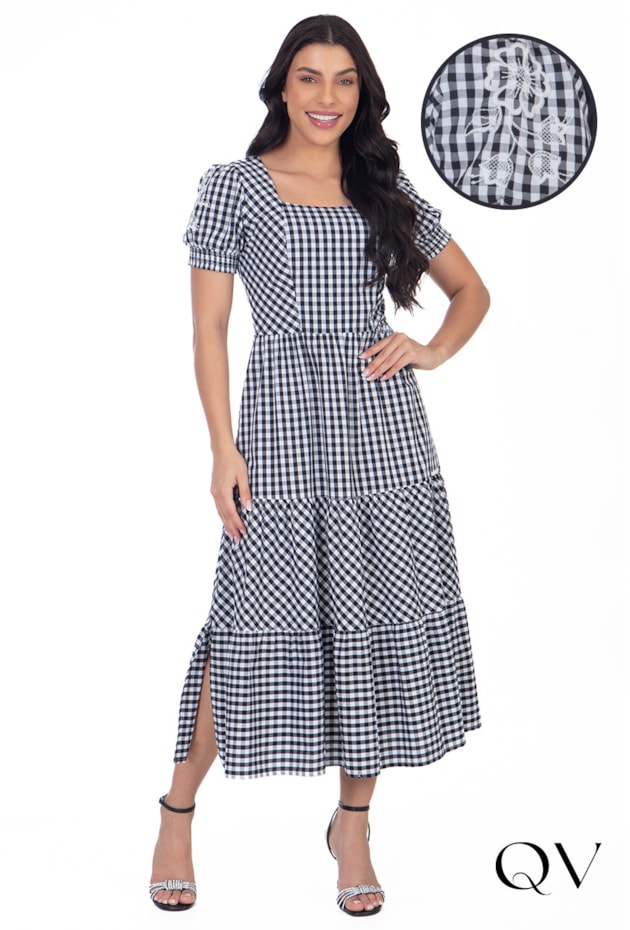 looks com vestido vichy