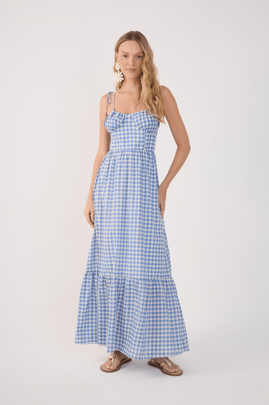 vestido vichy moderno