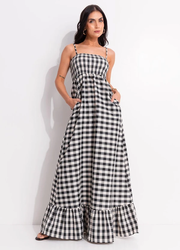 vestido vichy vintage