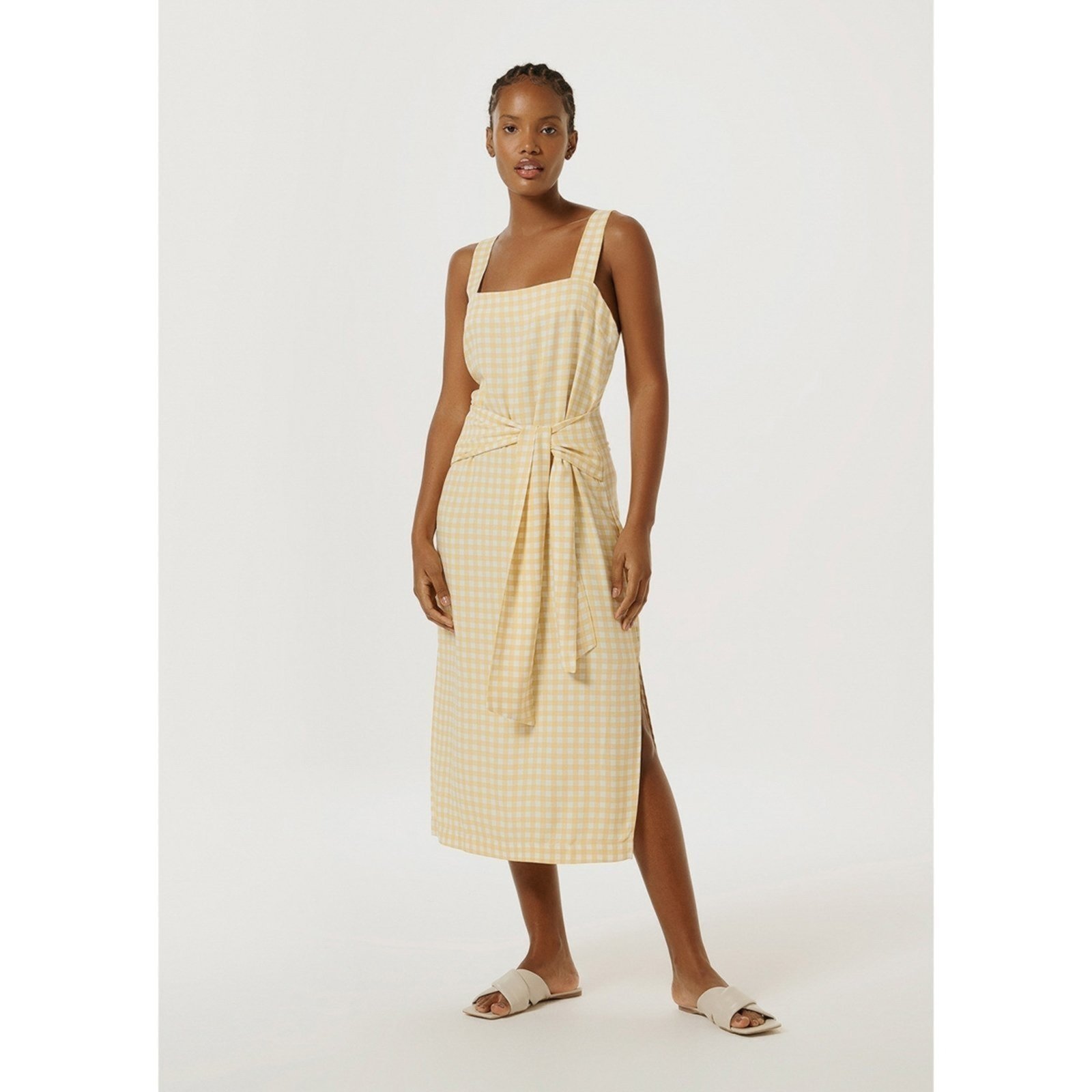 tendência vestido vichy 2026